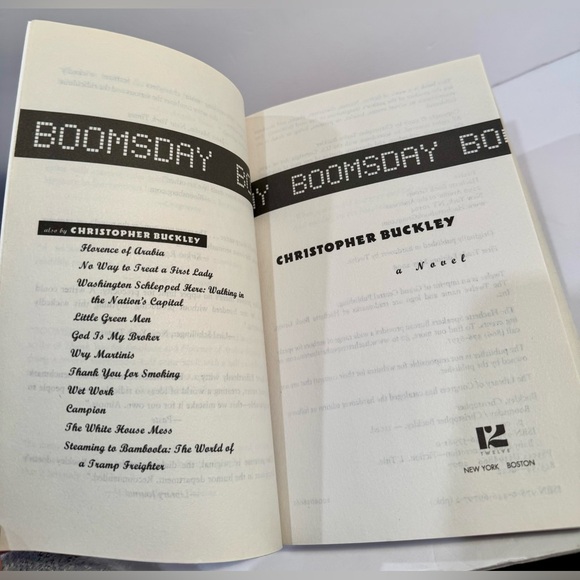 Boomsday Softcover Novel by Christopher Buckley - Picture 3 of 7